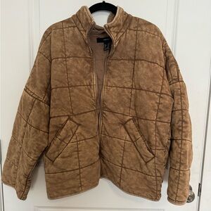 Forever 21 Cozy (Free People Inspired) Jacket Brown XS